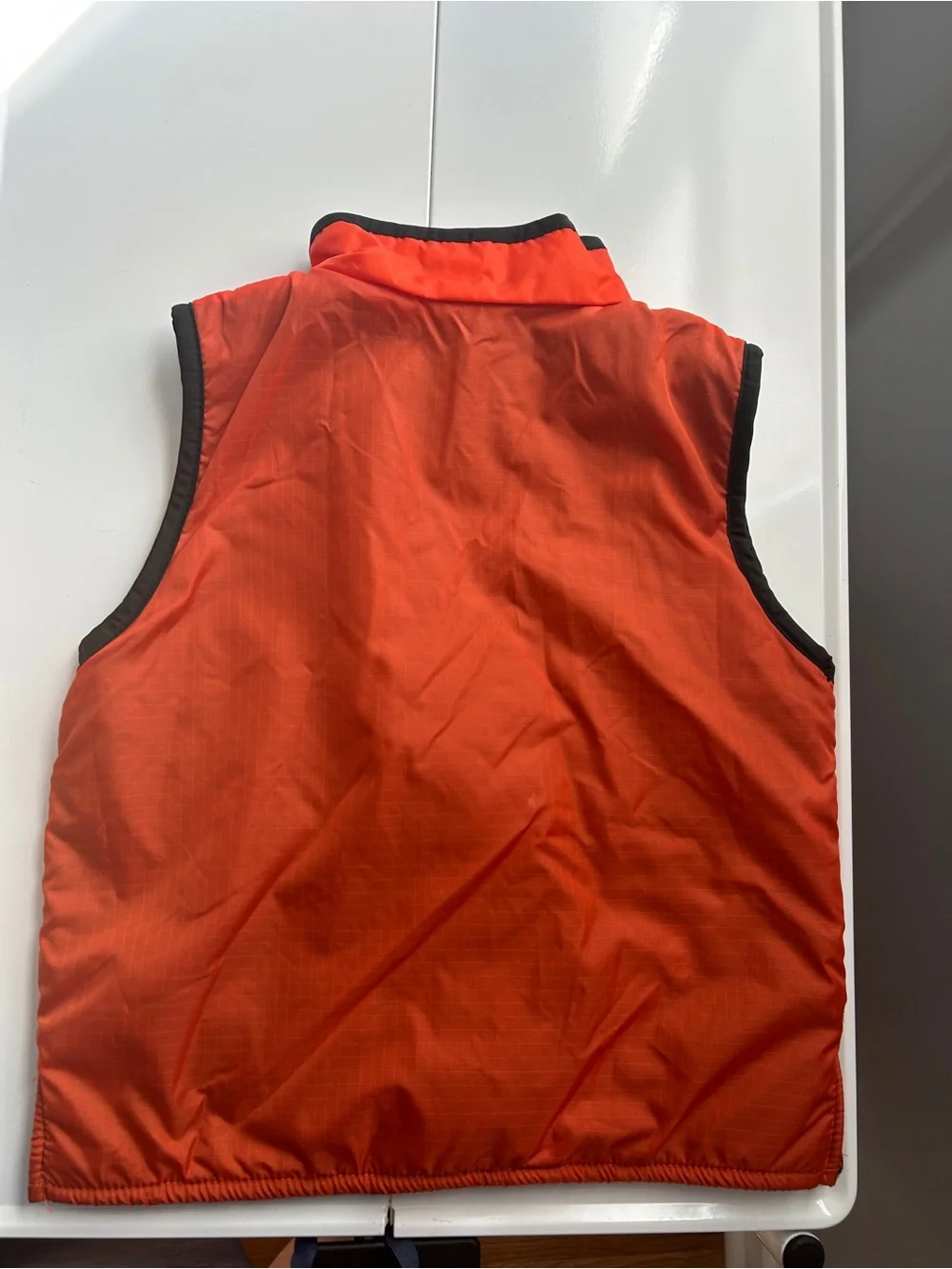 Vintage Bob the Builder Vest Size 2T Orange Fleece Lined Construction Cone Zip